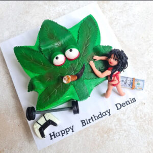 Philadelphia-Pennsylvania-Marijuana-Smoking-Jane-Pot--Custom-Cake